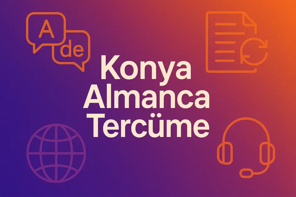 Konya Almanca Tercüme