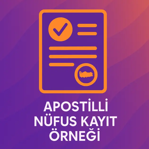 Apostilli Nüfus Kayıt Örneği