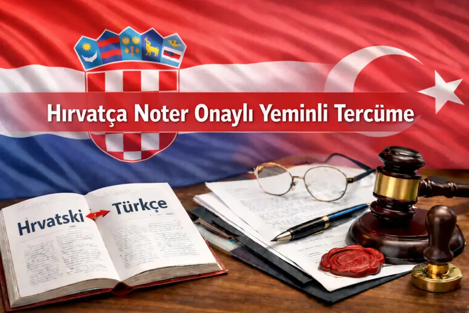 Hırvatça Noter Onaylı Yeminli Tercüme
