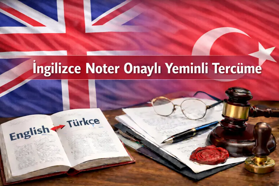 İngilizce Noter Onaylı Yeminli Tercüme